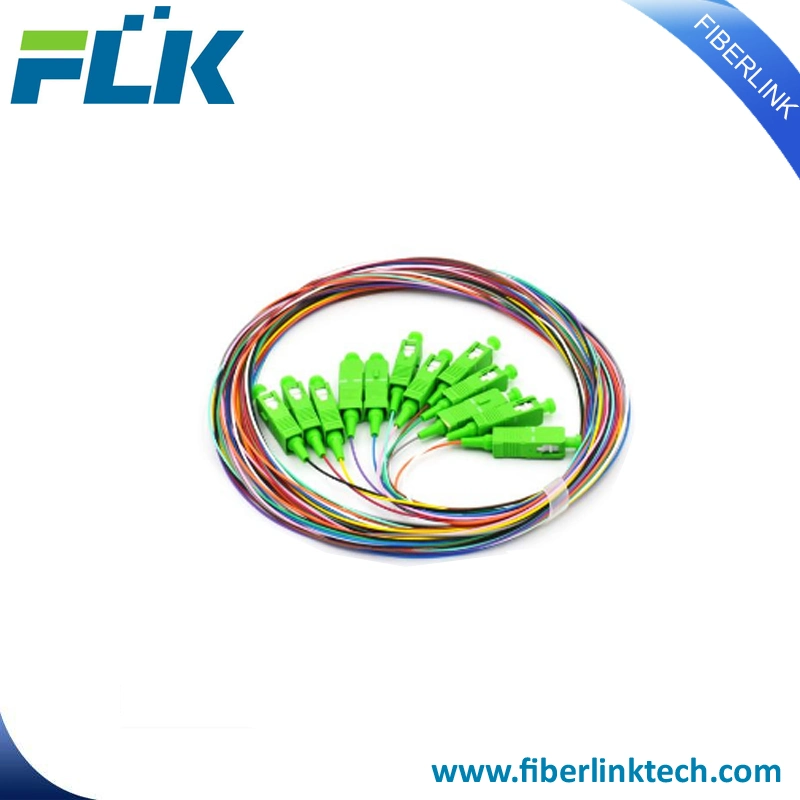 FTTH/FTTX 12 Colors Sc/LC/APC/Upc Cable Fiber Optical/Optic Multi-Pigtail