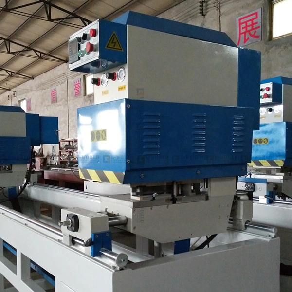 High quality/High cost performance Steel Easy Control PVC UPVC Double Head Seamless Welding Machine PVC Seamless Window Welding Machine PVC UPVC Window Process Machine