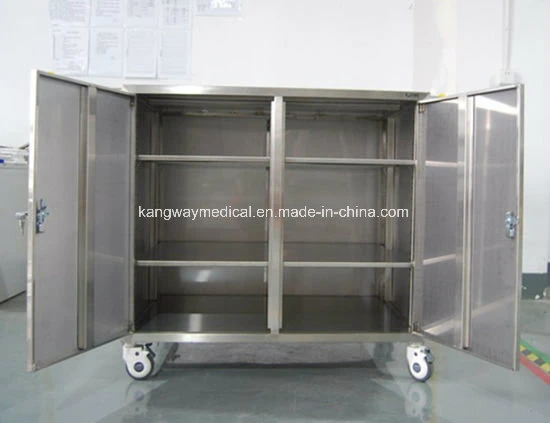 Hospital Furniture Medical Stainless Steel Storage Cabinet