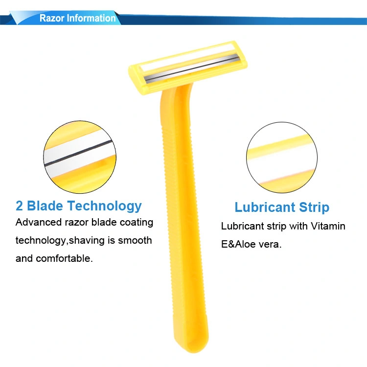 شفرات Razor مزدوجة من سلسلة Bladeللاستعمال مرة واحدة من سلسلة الحلاقة Stalm Stee