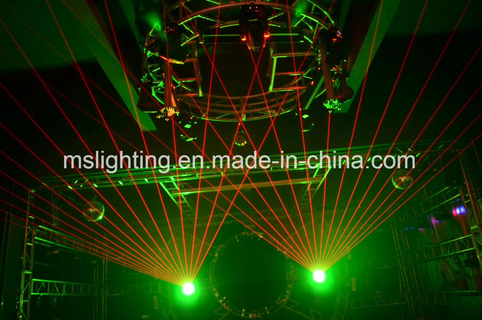 Ilda Ttl 5W 8W RGB Full Color Animation Laser with 9*10W 4in1 LED Stage Moving Head Laser Light (MHLS-W5000/W8000)