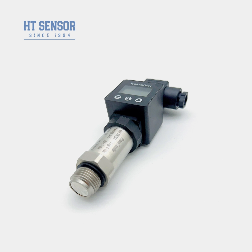 HT Sensor Stainless Steel Flush Diaphragm Pressure Transmitter Sensor with LCD Display