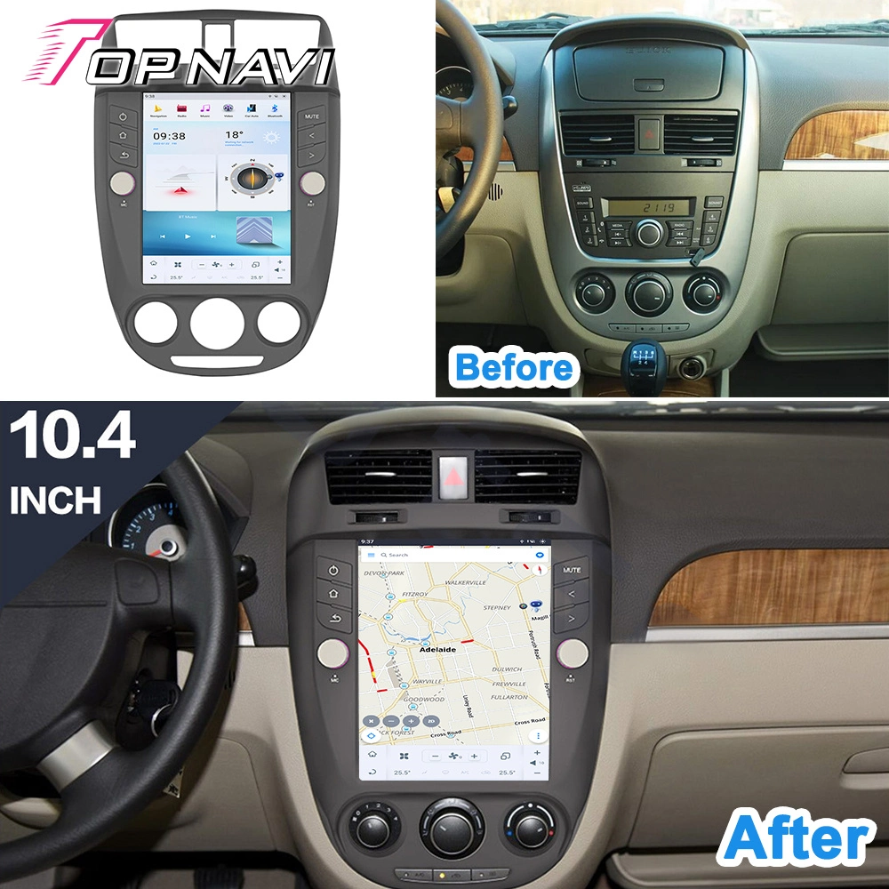 Topnavi 9,7 дюймов вертикальный экран Android 12 автомобиль DVD проигрыватель GPS Навигация для Buick Excelle 2009 - 2016 Multimedia CarPlay