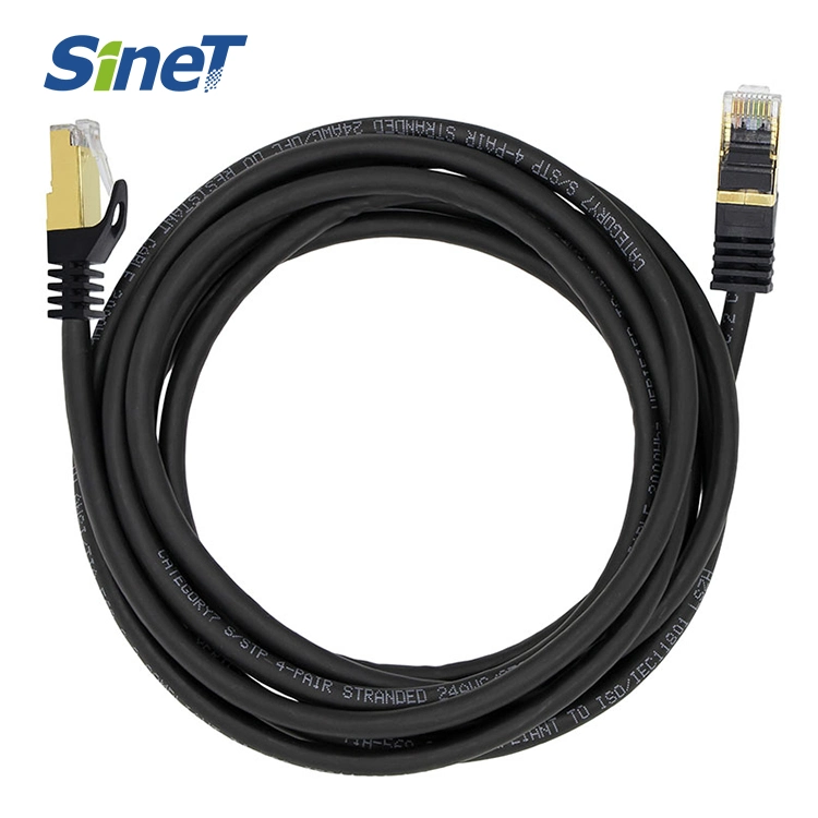 Экранированный сетевой кабель RJ45 Cat 7 коммутационные кабели Ethernet категории 7 для модема, маршрутизатора, LAN, ПК 1 м 2 м 5 м 10 м 20 м 30 м.