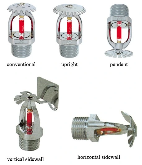 L Water Mist Spray Head for Fire Fire Fighting Equipment