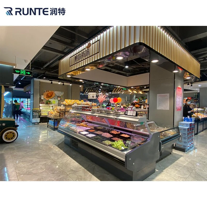 Supermarket Vitrina PARA Carne Commercial Deli Refrigerator Deli Display Fridge Meat Refrigerator