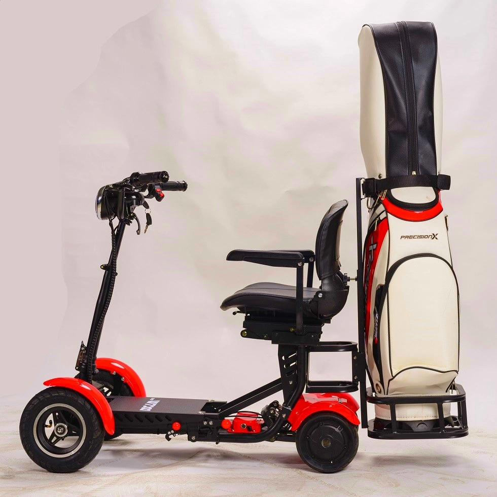 EE.UU. Completamente cerrado 4 rueda grasa neumático plegable movilidad eléctrica Carrito de Golf Scooter para adultos