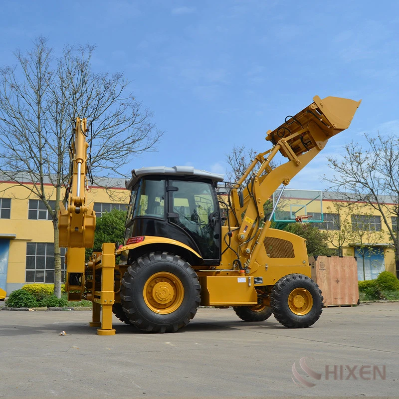 Original Engine and Spare Parts Cheap Used Backhoe Loader Heavy Construction Equipment for Sale