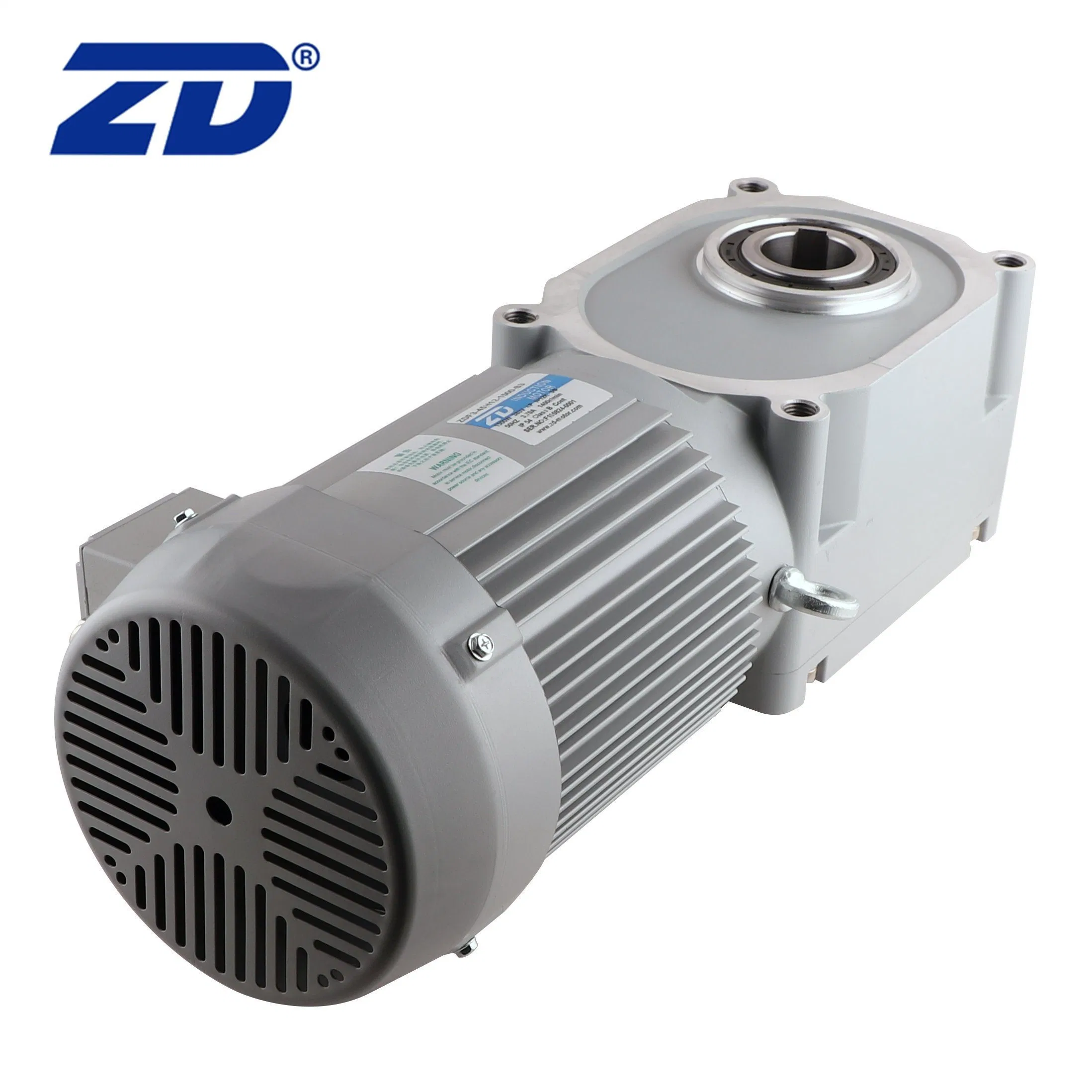 La ZDF ZD3 100W 50Hz 4 fase de la caja cuadrada Regular helicoidal de la caja del motor reductor de engranaje hipoide