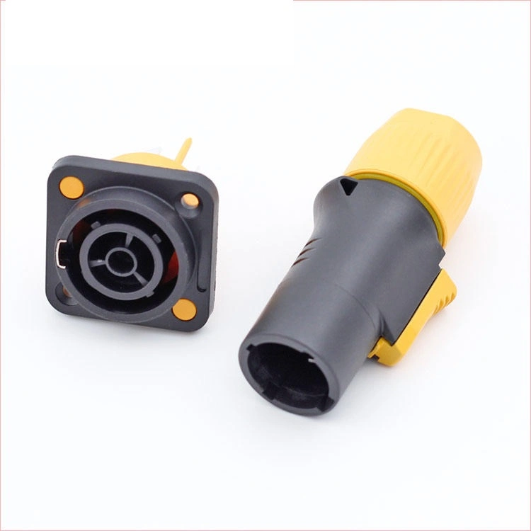 Neutri Connector IP65 Plastic 3 Pin Screw Terminals Locking Male Cable Connector Nac3mx-W