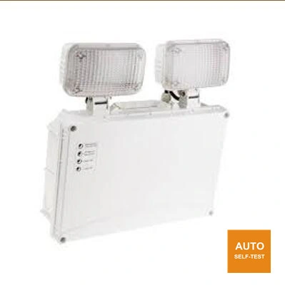 Auto Self-Test Function LED Emergency Twin Flood Light