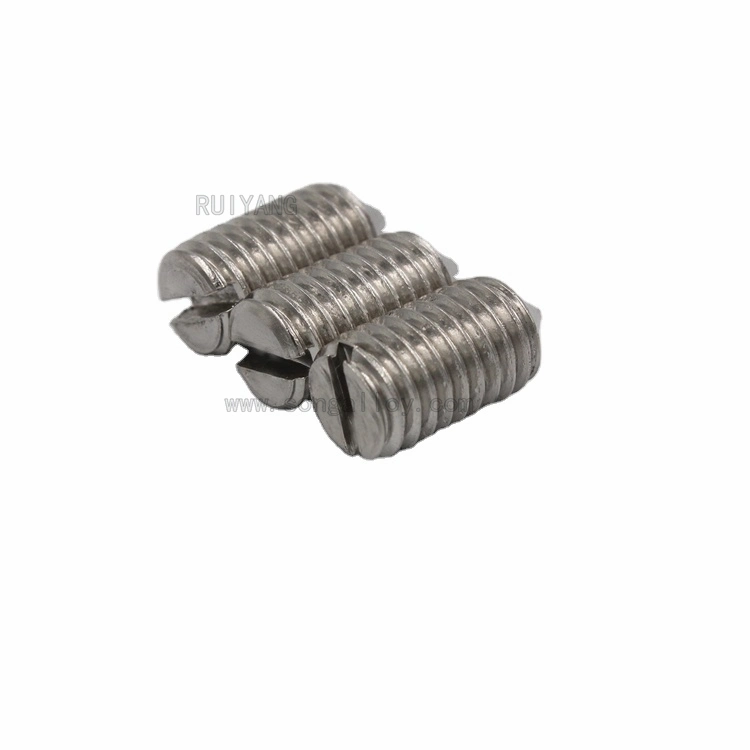 GB73 Slotted Set Screw Grub Screw 304 316 Stainless Steel