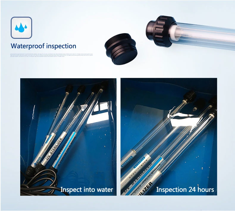 Fast Delivery Waterproof Integrated UV Lamp Desinfection UV Light Bulb UVC Ozone-Free with Internal Ballast for Aquarium