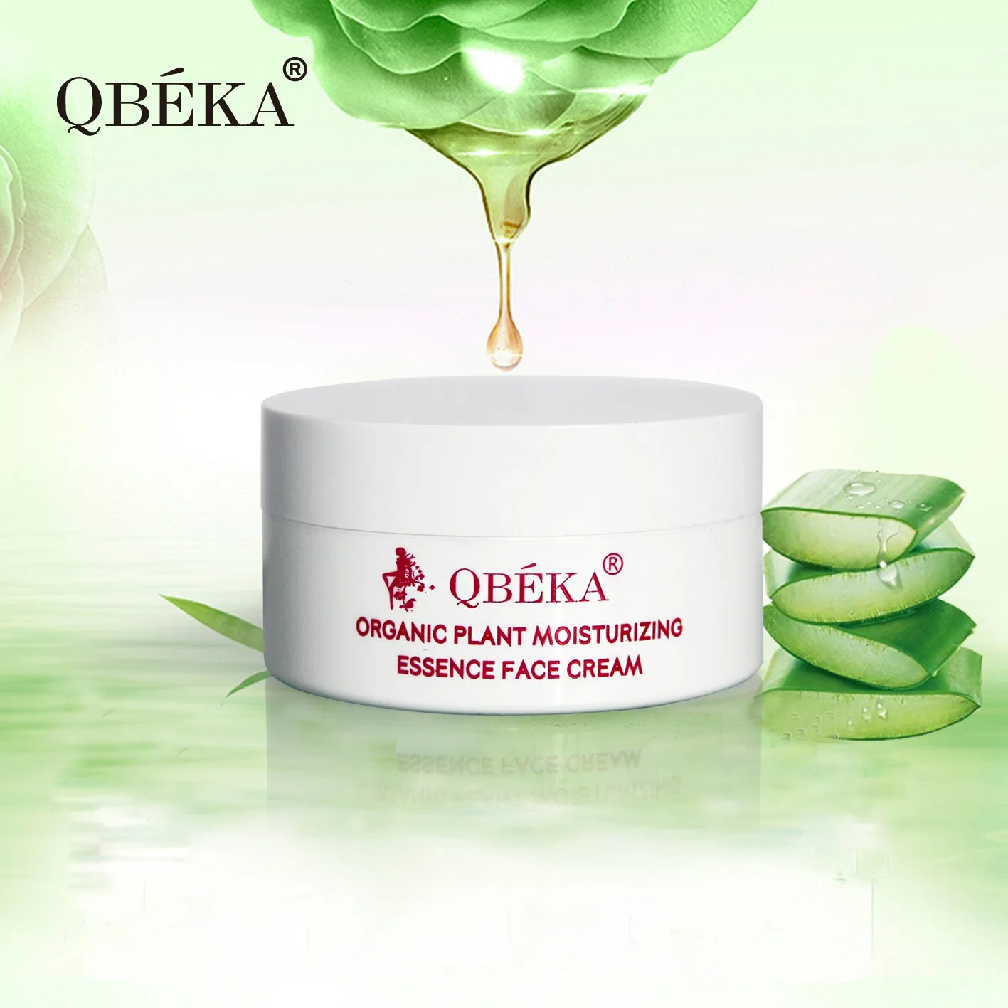 Qbeka Organic Plant Whitening Cream Without Dark Circles Day Perfecting Hydrating Cream