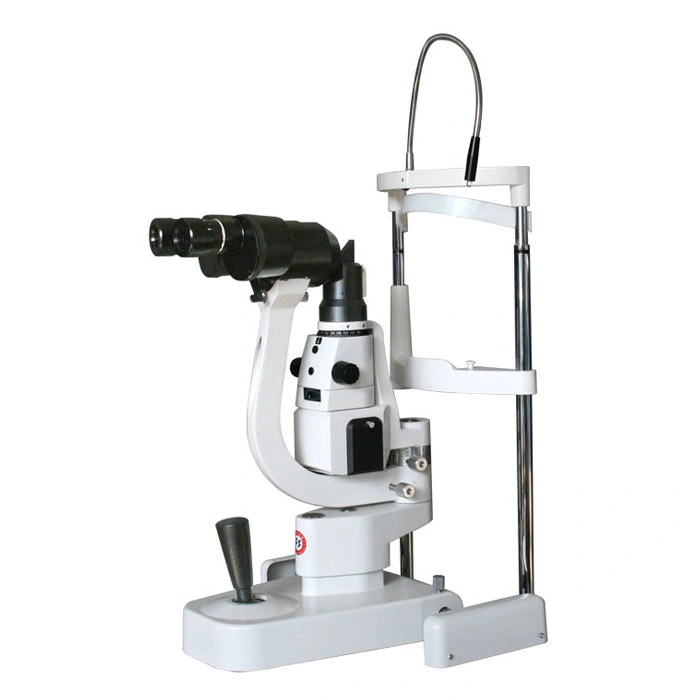 RS-4 China Equipo Oftalmológico Máquina de Examen Ocular Biomicroscopio Microscopio de Lámpara de Hendidura Óptica de 5 Pasos con Bombilla LED.