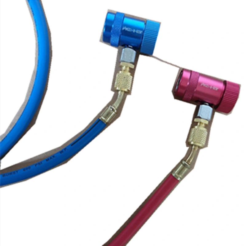 Refrigerant Hose Assembly with Low and High Pressure Quick Couplers