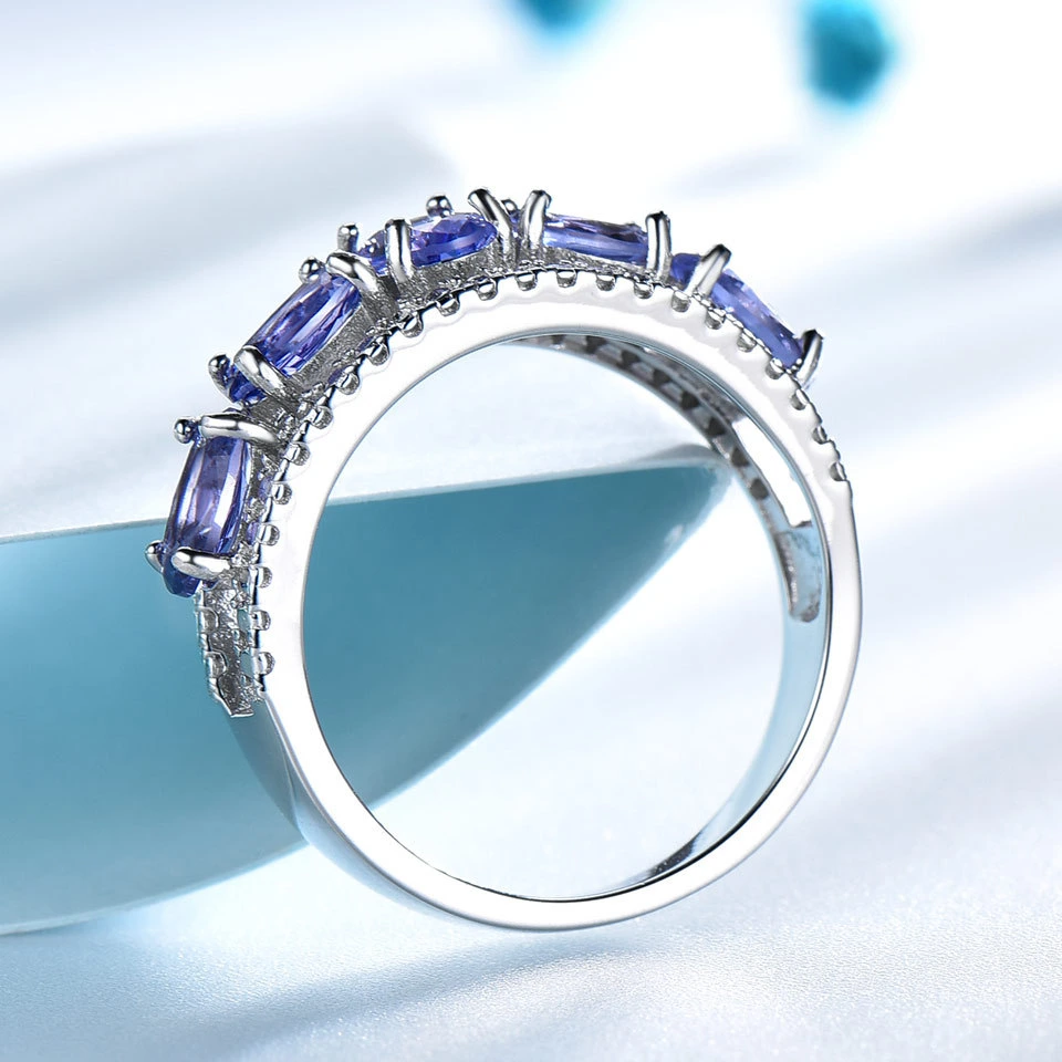 S925 Sterling Silber Ring kann kundenspezifisch Diamant Ring Halskette Verlobungsschmuck