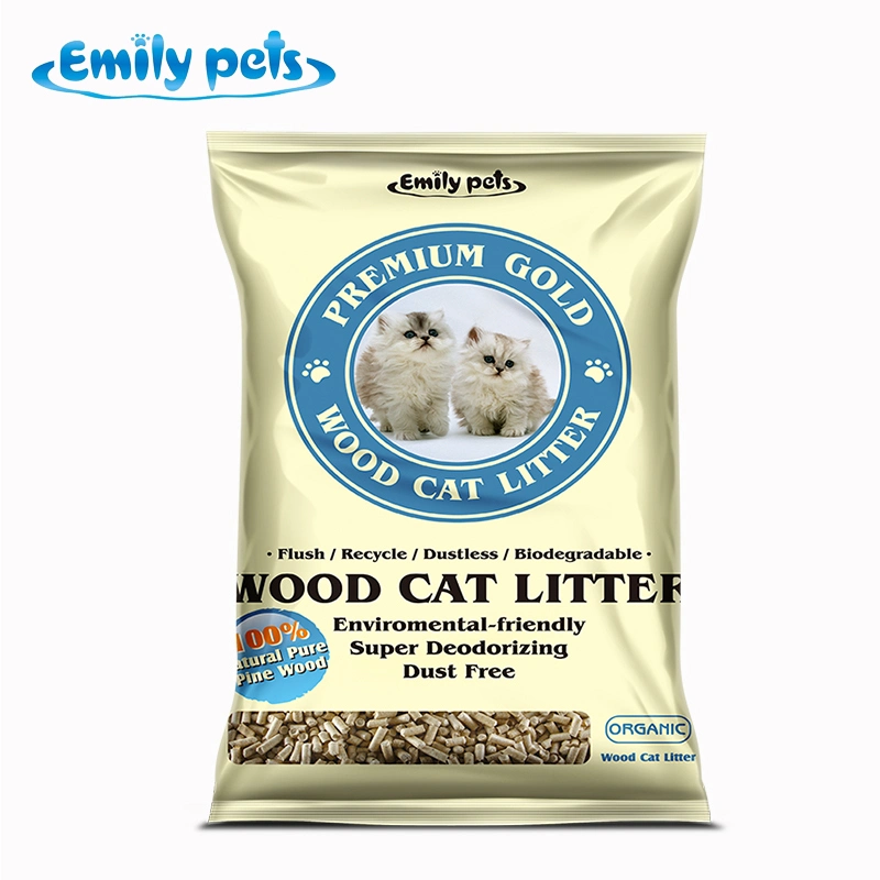 Dust-Free Natural precio Mayorista/Proveedor de salud de alta calidad fabricados en China de alimentación de animales de compañía OEM Natural libre de polvo de madera de la planta de pino kitty cat litter