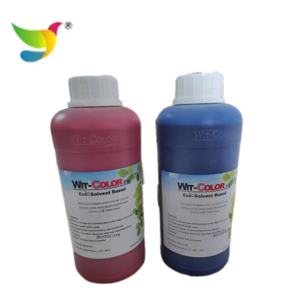 100% Witcolor Origianl dx5 / dx7 de la cabeza de la impresora Color de Wit tinta solvente ecológica