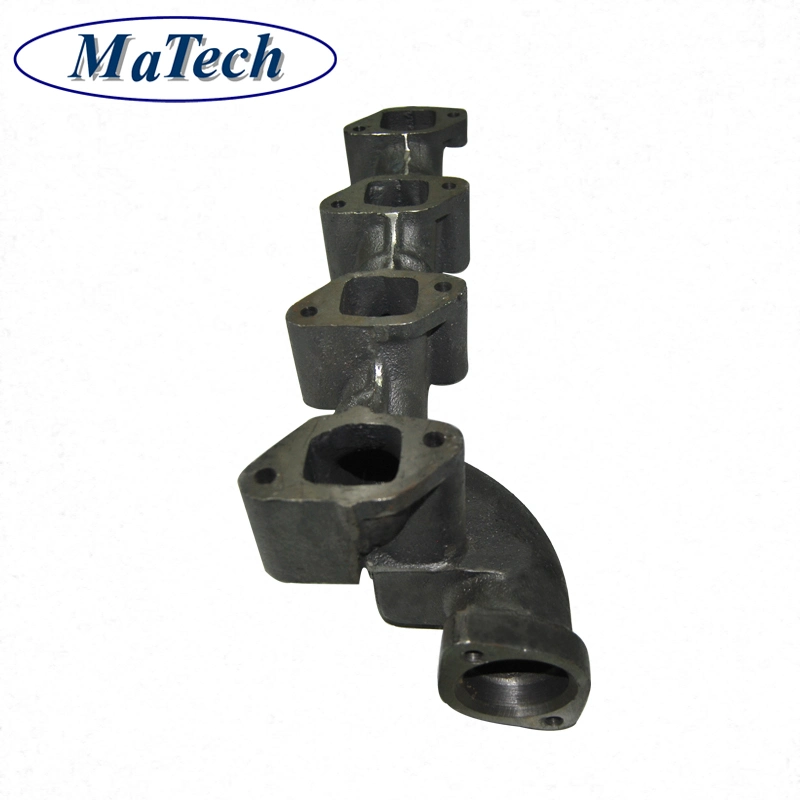 ISO Factory Custom Metal Parts Sand Cast Iron Manifold Marine