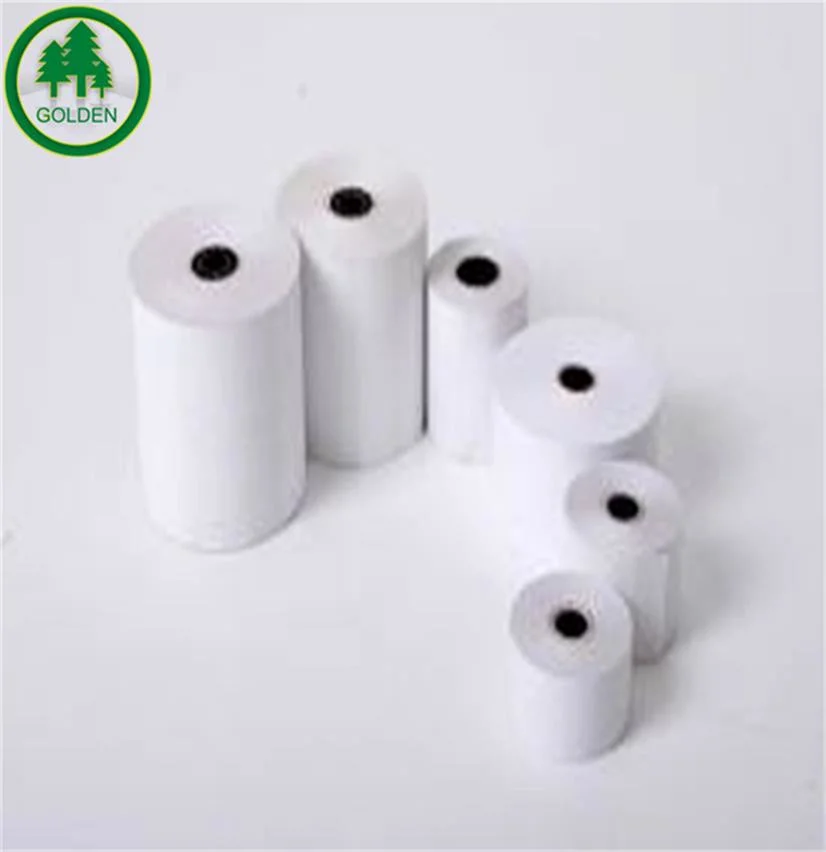 Fabricante de papel térmico de melhor qualidade, 60 mm, 640 mm de largura em rolo pequeno ou em rolo Jumbo