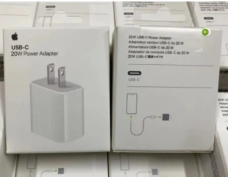 En gros nous AAA+UK PD de l'UE un chargement rapide USB 20W-C pour chargeur adaptateur électrique pour l'iPhone avec câble de chargeur prix d'usine rapide et bon marché de l'expédition