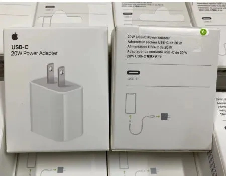 شحن شامل AAA+US EU UK PD شحن سريع 20 واط USB-C Power محول لشاحن كابل شاحن iPhone مع سعر المصنع شحنة سريعة ورخيصة