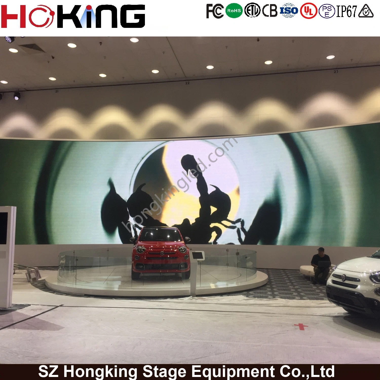 Outdoor LED Display Screens Signs 3D Advertising