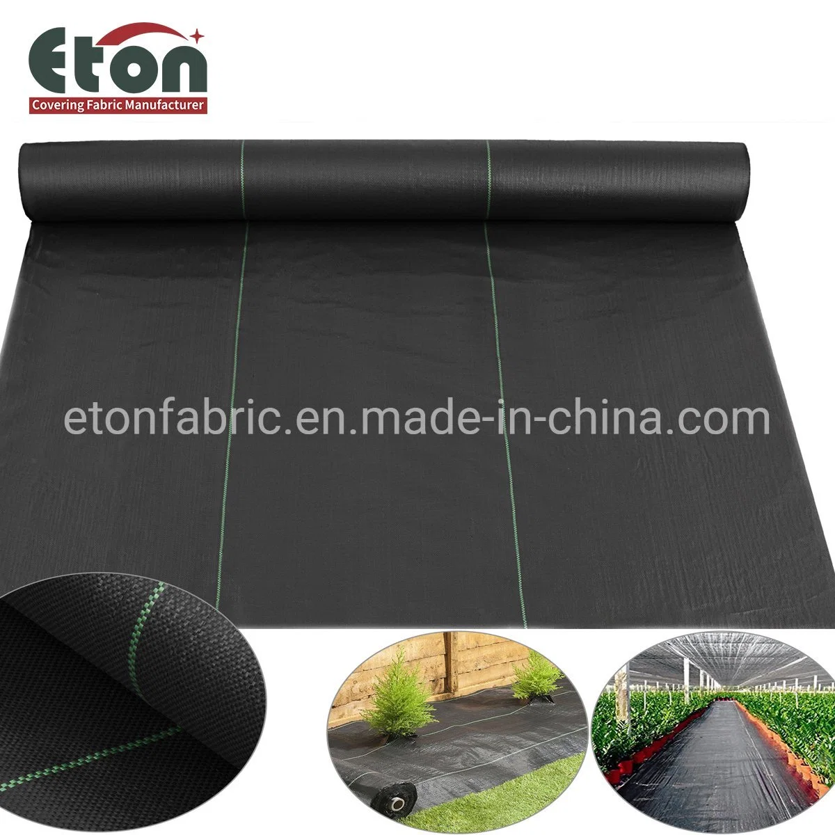 Heavy Duty PP Woven/Non-Woven Geotextile Landscape Weed Control