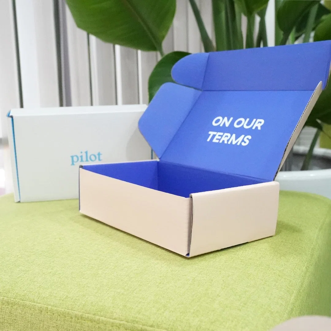 Экологичный коробки из гофрированного картона с логотипа на упаковке оборудования
