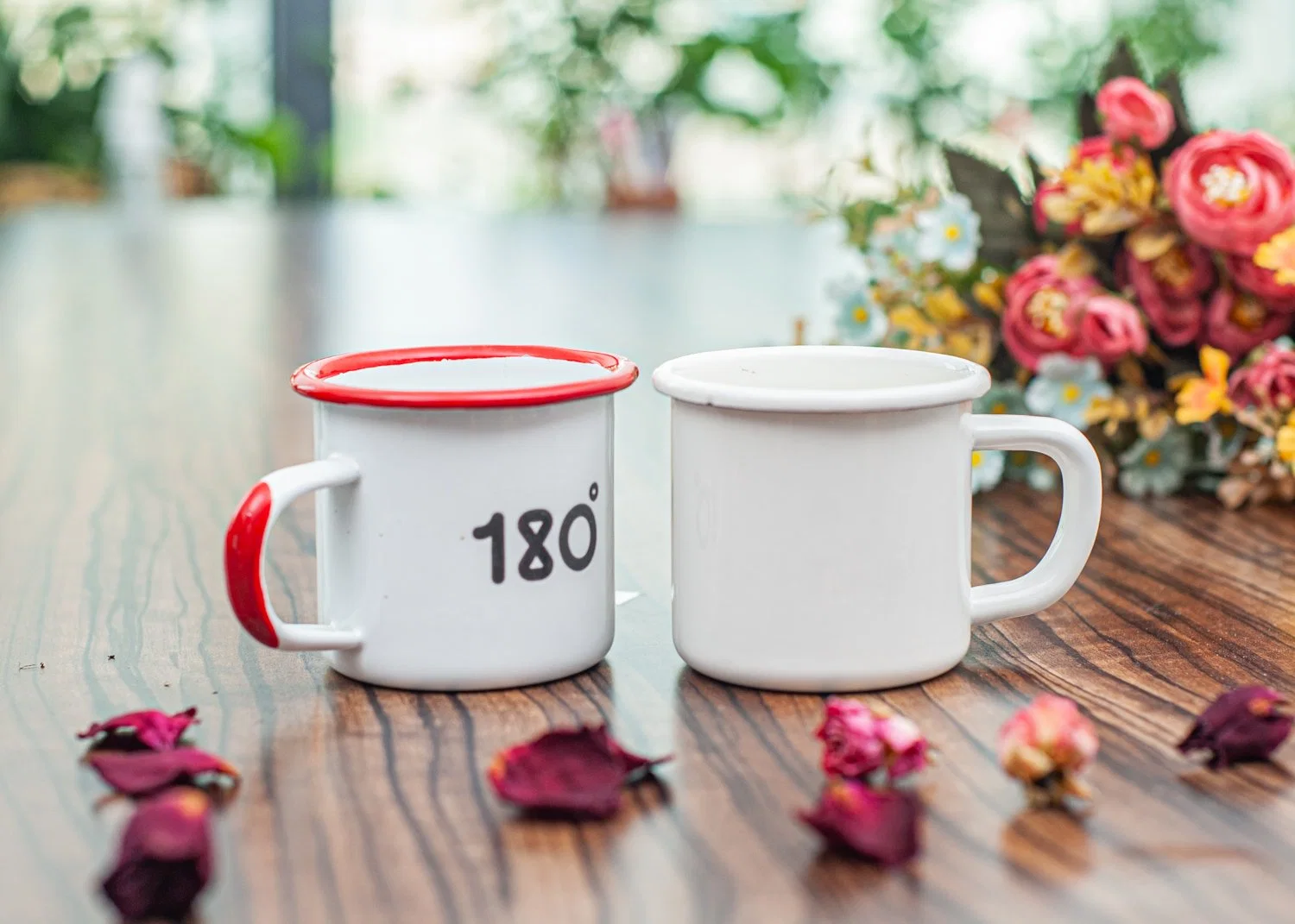 8 x 8 de l'émail émail personnalisés en porcelaine de boire une tasse/cuvette