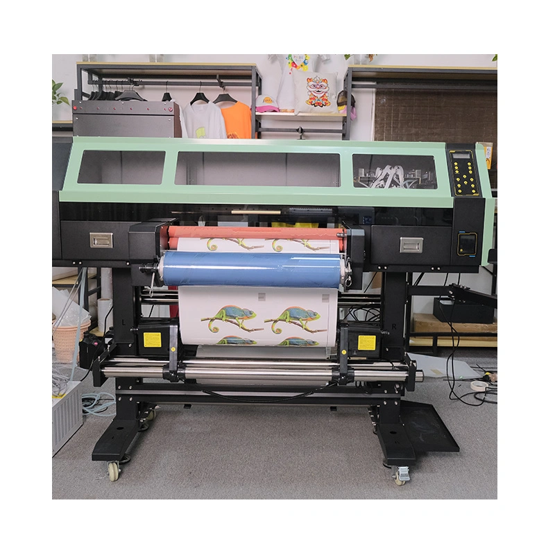 UV Dtf Printer with Laminator All in One Three Heads UV Printer