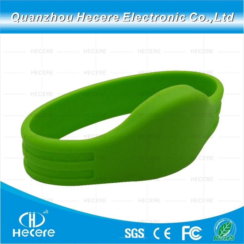 Newest 100% Eco-Friendly Silicone Waterproof RFID Wristband Bracelet