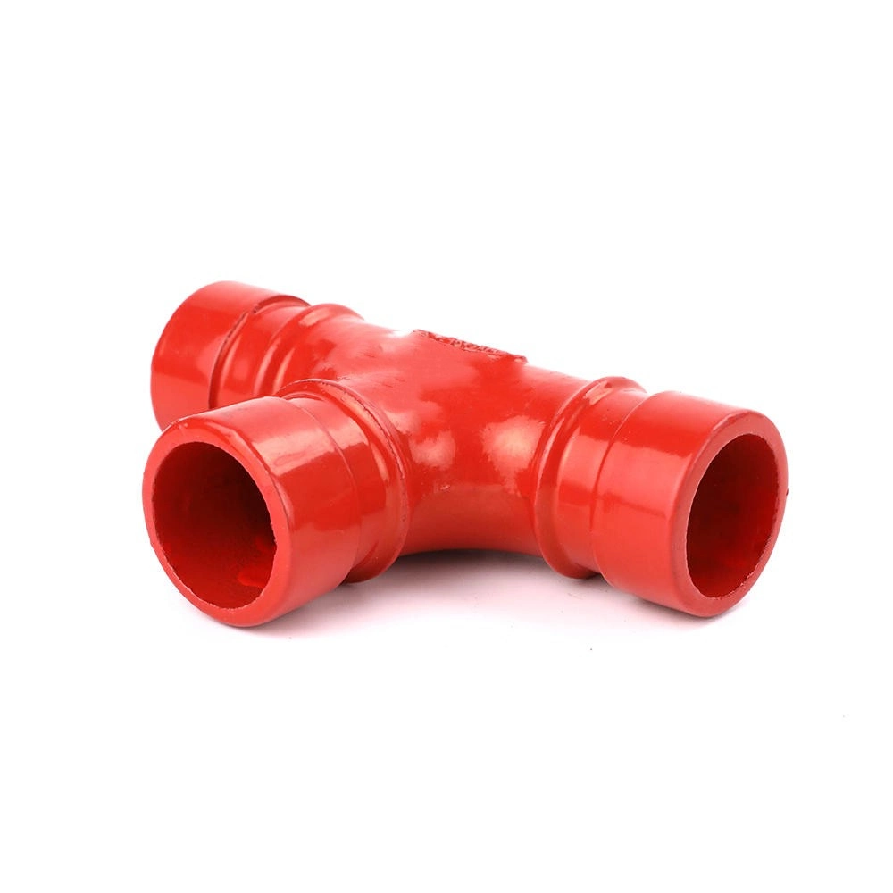 Ductile Iron 2"Equal Tee Copper Fitting Pipe Compression