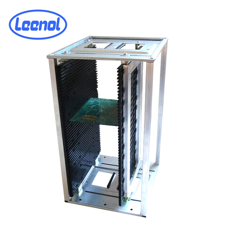 Shanghai Leenol Wholesale/Supplier Adjustable ESD PCB Magazine Rack for SMT Line