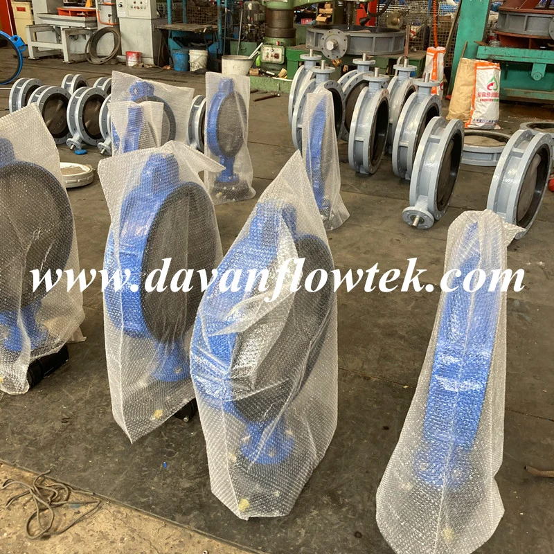 BS5163 Carbon Steel DN500 Pn16 Flanged Factory Double Offset/Eccentric Butterfly Valve