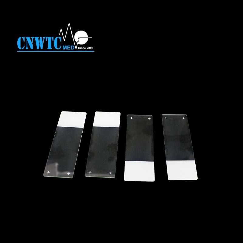 25.4X76.2X1.0-1.2mm Prepared Microscope Adhesive Lab Glass Slides