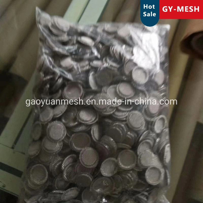 60 Mesh 80mesh 100 Mesh 120 Mesh 200 Mesh Micron Stainless Steel Wire Mesh Filter Discs