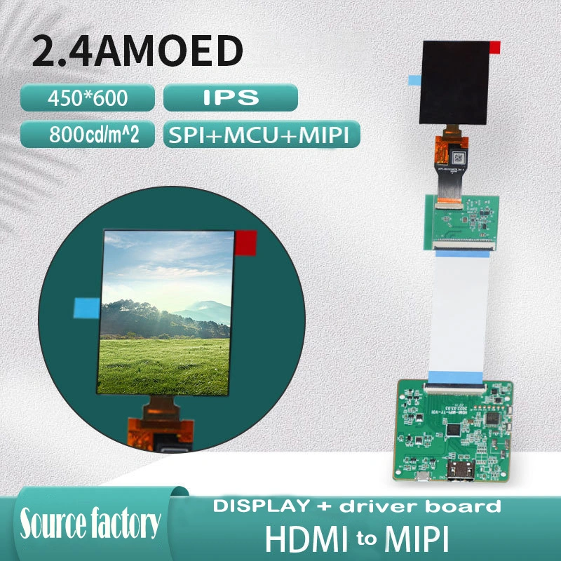 Jinzhaohui Main Product 2.4 Inch Amoled LCD 450*600 Including Drive Plate