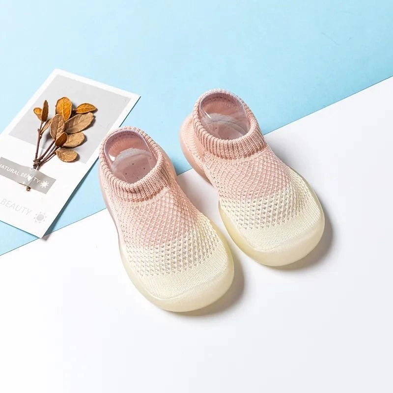 2023 New Design Summer Soft Breathable Shoelace Baby Indoor Sock Shoes Gift Kids Indoor Sandals