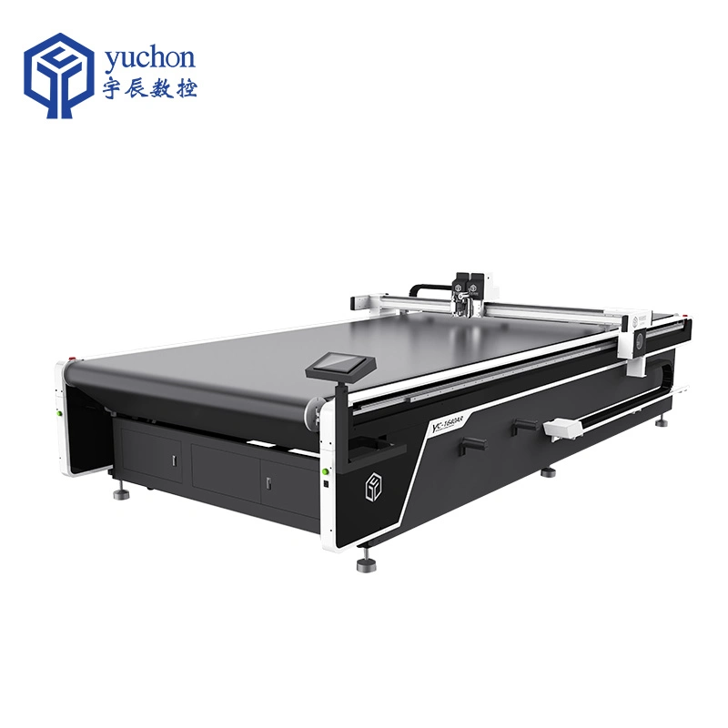 Yuchon CNC Fabric Textile Cutting Machine by Rotary Knife