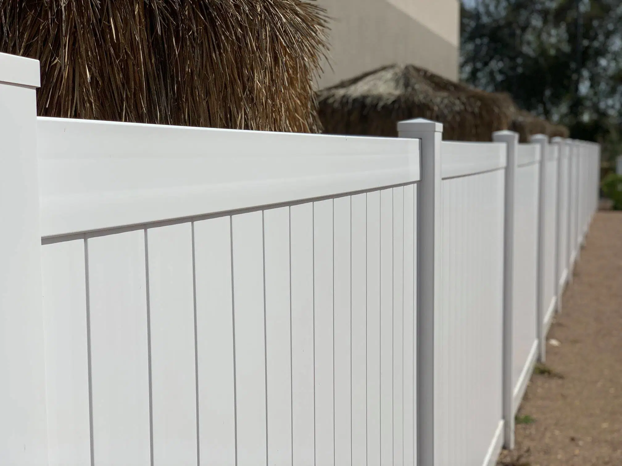 UV Resistance White PVC Privacy Fence Panel Board