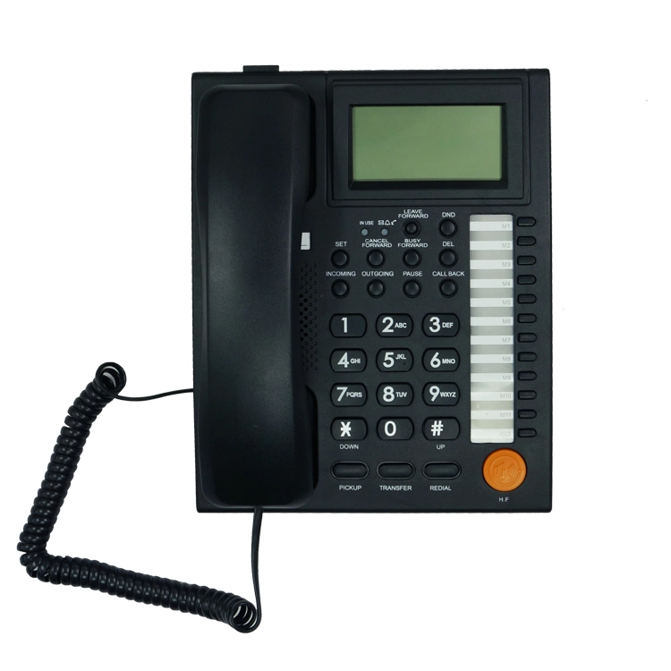 Sistema de teléfono de Caller ID pH206 para el Hotel de Negocios Teléfono