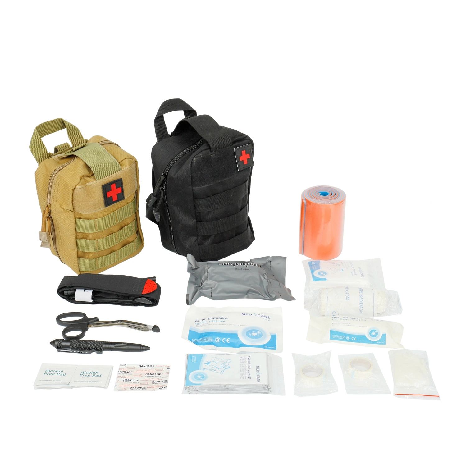 Mulle táctico Rrp-Away EMT Saco com conteúdo primeiro auxílio Suprimentos Kit de sobrevivência para piscina Camping Caminhadas Professional Saco Militar