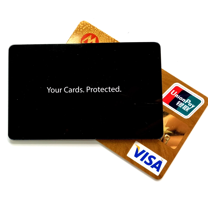 Cr80 Size RFID Shield Blocking Card for Security Protection