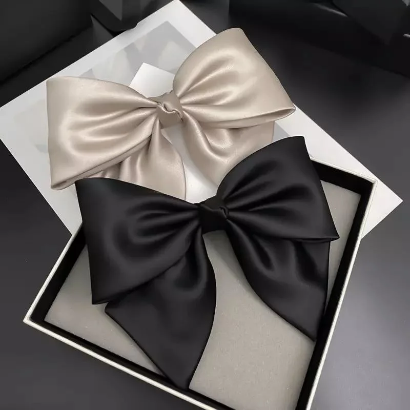 Penteados luxuosos estilo coreano Nova Designer Boutique Cabelo Bow Barrettes Acessórios de cabelo para mulher