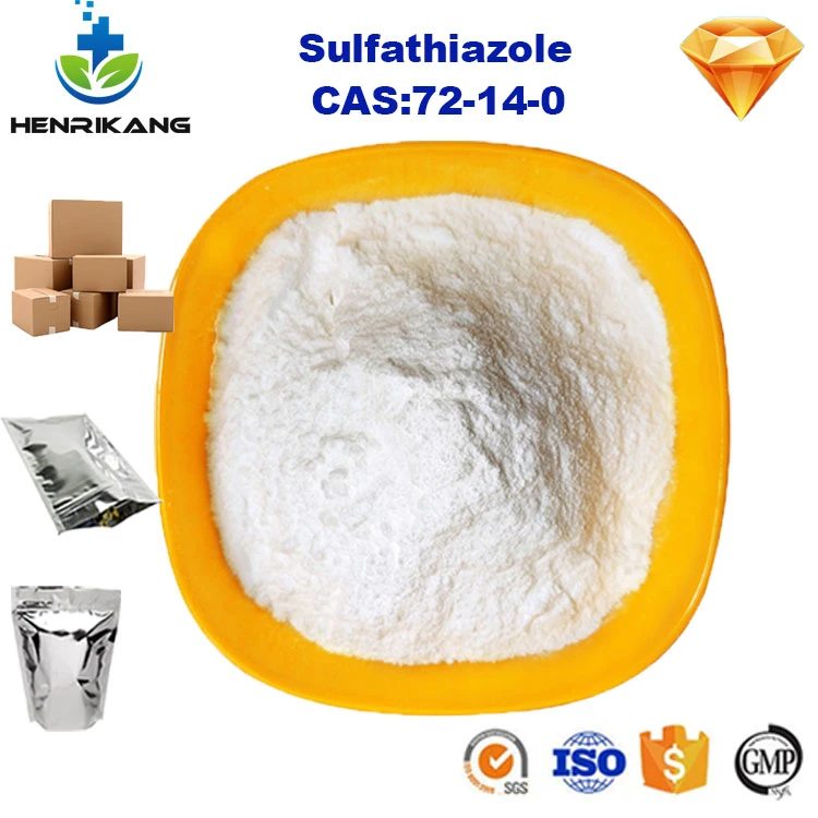 Veterinary Drugs Natural Sulfathiazole Powder CAS 72-14-0 Ep Raw Materials Sulfathiazole