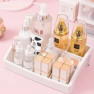 Makeup Organizer Cosmetic Display Stand Capacity Make up Storage Box