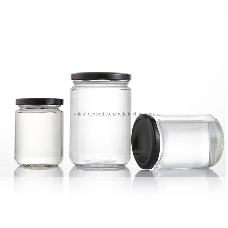 240ml 350ml 500ml Pickle Bottle Kitchen Food Storage Glass Jar