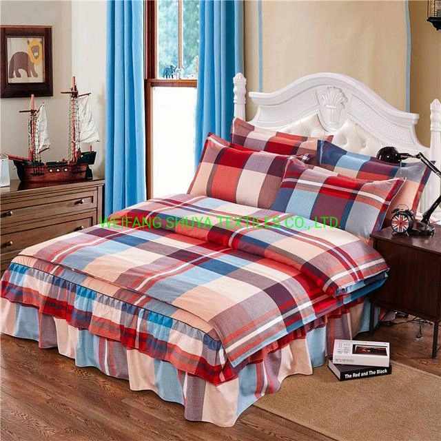 China 100% Polyester 3-Piece Sheet / Bedding / Microfiber